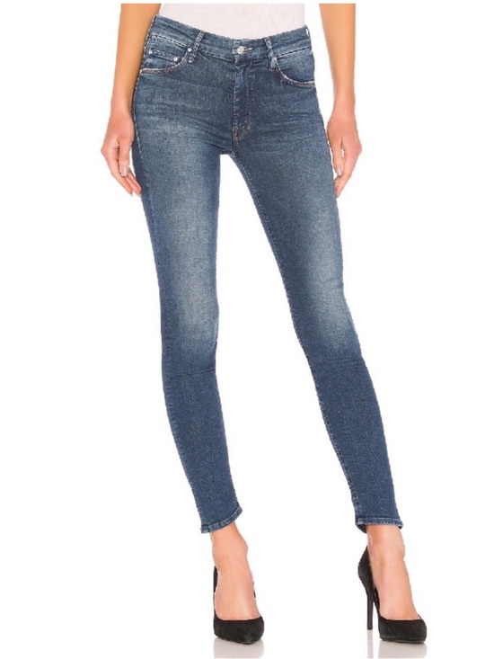 MOTHER Denim - Mother The Looker Skinny Jeans in Turn of Tide.